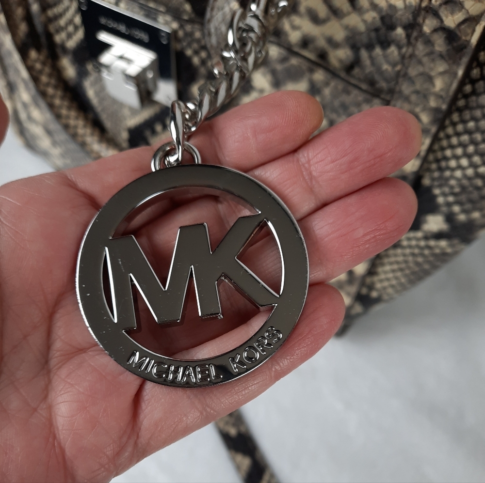 Michael Kors Python Snakeskin Satchel Bag - image 7